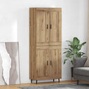 vidaXL Magasfiú 2 pcs Artisan tölgy 69,5 x 34 x 180 cm Faanyag
