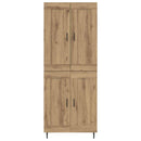 vidaXL Magasfiú 2 pcs Artisan tölgy 69,5 x 34 x 180 cm Faanyag