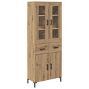 vidaXL Magasfiú 2 pcs Artisan tölgy 69,5 x 34 x 180 cm Faanyag