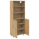 vidaXL Magasfiú Artisan tölgy 69,5 x 34 x 180 cm Szerelt Fa