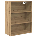 vidaXL Magasfiú Artisan tölgy 69,5 x 34 x 180 cm Szerelt Fa