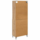 vidaXL Magasfiú fiókkal Artisan tölgy 69,5 x 34 x 180 cm Faanyag