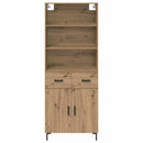 vidaXL Magasfiú fiókkal Artisan tölgy 69,5 x 34 x 180 cm Faanyag