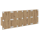 vidaXL Fejtámla Szekrénnyel fiókkal 3 pcs Artisan tölgy Faanyag