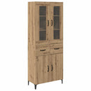 vidaXL Magasfiú fiókkal Artisan tölgy 69,5 x 34 x 180 cm Faanyag