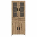 vidaXL Magasfiú fiókkal Artisan tölgy 69,5 x 34 x 180 cm Faanyag
