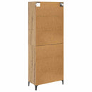 vidaXL Magasfiú Artisan tölgy 69,5 x 34 x 180 cm Faanyag