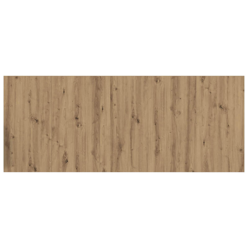 vidaXL Fejtámla Szekrénnyel fiókkal 3 pcs Artisan tölgy Faanyag