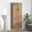vidaXL Magasfiú 2 pcs Artisan tölgy 69,5 x 34 x 180 cm Faanyag