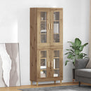 vidaXL Magasfiú Artisan tölgy 69,5 x 34 x 180 cm Faanyag