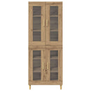 vidaXL Magasfiú Artisan tölgy 69,5 x 34 x 180 cm Faanyag