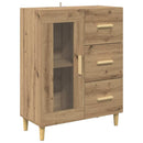 vidaXL Magasfiú fiókkal Artisan tölgy 69,5 x 34 x 180 cm Faanyag