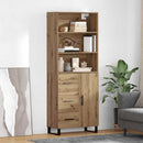 vidaXL Magasfiú 2 pcs Artisan tölgy 69,5 x 34 x 180 cm Faanyag