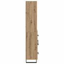 vidaXL Magasfiú 2 pcs Artisan tölgy 69,5 x 34 x 180 cm Faanyag