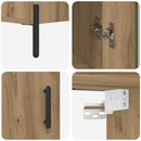 vidaXL Magasfiú Artisan tölgy 69,5 x 34 x 180 cm Faanyag