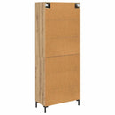 vidaXL Magasfiú 2 pcs Artisan tölgy 69,5 x 34 x 180 cm Faanyag