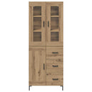 vidaXL Magasfiú 2 pcs Artisan tölgy 69,5 x 34 x 180 cm Faanyag
