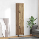 vidaXL Magasfiú Artisan tölgy 34,5 x 34 x 180 cm Faanyag