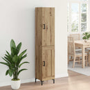 vidaXL Magasfiú Artisan tölgy 34,5 x 34 x 180 cm Faanyag