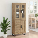 vidaXL Magasfiú 2 pcs Artisan tölgy 69,5 x 34 x 180 cm Faanyag