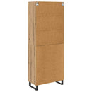 vidaXL Magasfiú 2 pcs Artisan tölgy 69,5 x 34 x 180 cm Faanyag