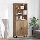 vidaXL Magasfiú 2 pcs Artisan tölgy 69,5 x 34 x 180 cm Faanyag