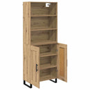 vidaXL Magasfiú 2 pcs Artisan tölgy 69,5 x 34 x 180 cm Faanyag