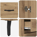 vidaXL Magasfiú 2 pcs Artisan tölgy 69,5 x 34 x 180 cm Szerelt Fa