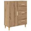 vidaXL Magasfiú Artisan tölgy 34,5 x 34 x 180 cm Faanyag