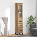 vidaXL Magasfiú fiókkal Artisan tölgy 34,5 x 34 x 180 cm Faanyag
