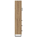 vidaXL Magasfiú fiókkal Artisan tölgy 34,5 x 34 x 180 cm Faanyag