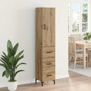 vidaXL Magasfiú fiókkal Artisan tölgy 69,5 x 34 x 180 cm Faanyag