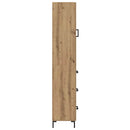 vidaXL Magasfiú fiókkal Artisan tölgy 69,5 x 34 x 180 cm Faanyag