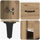 vidaXL Magasfiú fiókkal Artisan tölgy 69,5 x 34 x 180 cm Faanyag