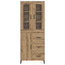 vidaXL Magasfiú fiókkal Artisan tölgy 69,5 x 34 x 180 cm Faanyag