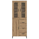 vidaXL Magasfiú fiókkal Artisan tölgy 69,5 x 34 x 180 cm Faanyag