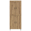 vidaXL Magasfiú 2 pcs Artisan tölgy 69,5 x 34 x 180 cm Faanyag