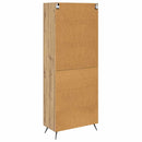 vidaXL Magasfiú fiókkal Artisan tölgy 69,5 x 34 x 180 cm Faanyag