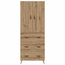 vidaXL Magasfiú fiókkal Artisan tölgy 69,5 x 34 x 180 cm Faanyag