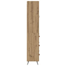 vidaXL Magasfiú fiókkal Artisan tölgy 69,5 x 34 x 180 cm Faanyag