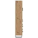 vidaXL Magasfiú fiókkal 2 pcs Artisan tölgy 69,5 x 34 x 180 cm