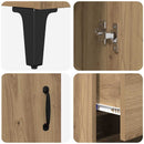 vidaXL Magasfiú fiókkal Artisan tölgy 69,5 x 34 x 180 cm Faanyag