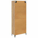 vidaXL Magasfiú fiókkal Artisan tölgy 69,5 x 34 x 180 cm Faanyag