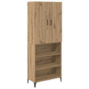 vidaXL Magasfiú Artisan tölgy 69,5 x 34 x 180 cm Faanyag