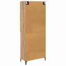 vidaXL Magasfiú Artisan tölgy 69,5 x 34 x 180 cm Faanyag