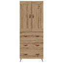 vidaXL Magasfiú fiókkal Artisan tölgy 69,5 x 34 x 180 cm Faanyag