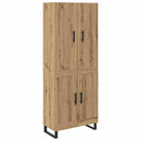 vidaXL Magasfiú 2 pcs Artisan tölgy 69,5 x 34 x 180 cm