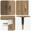 vidaXL Magasfiú Artisan tölgy 69,5 x 34 x 180 cm Faanyag