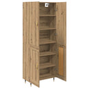 vidaXL Magasfiú Artisan tölgy 69,5 x 34 x 180 cm Faanyag