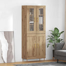 vidaXL Magasfiú 2 pcs Artisan tölgy 69,5 x 34 x 180 cm Faanyag